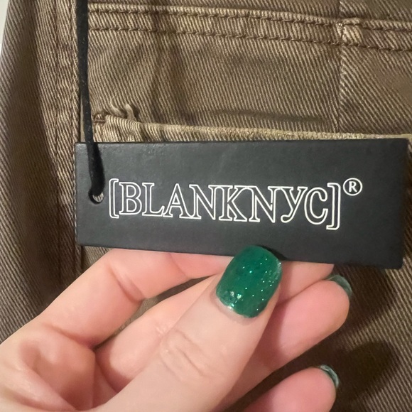 NWT Blank NYC High Waist Relaxed Fit The Bowery Barrel Leg Pants Size 27 - Picture 11 of 14